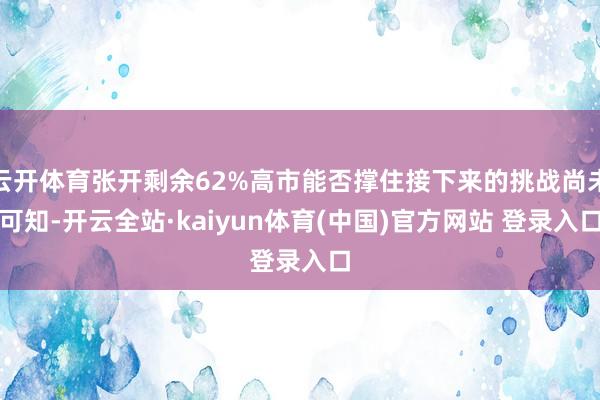 云开体育张开剩余62%高市能否撑住接下来的挑战尚未可知-开云全站·kaiyun体育(中国)官方网站 登录入口